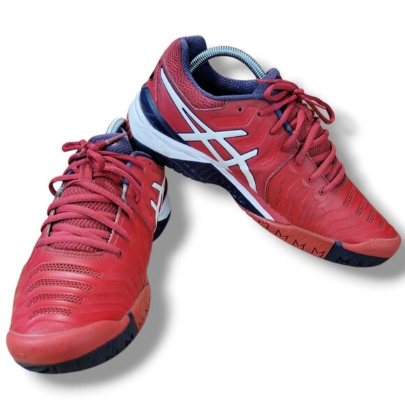 Asics Shoes Size 9 US Men's ASICS Gel-Resolution 7 Tennis Shoes Pickleball Shoes - Picture 1 of 12